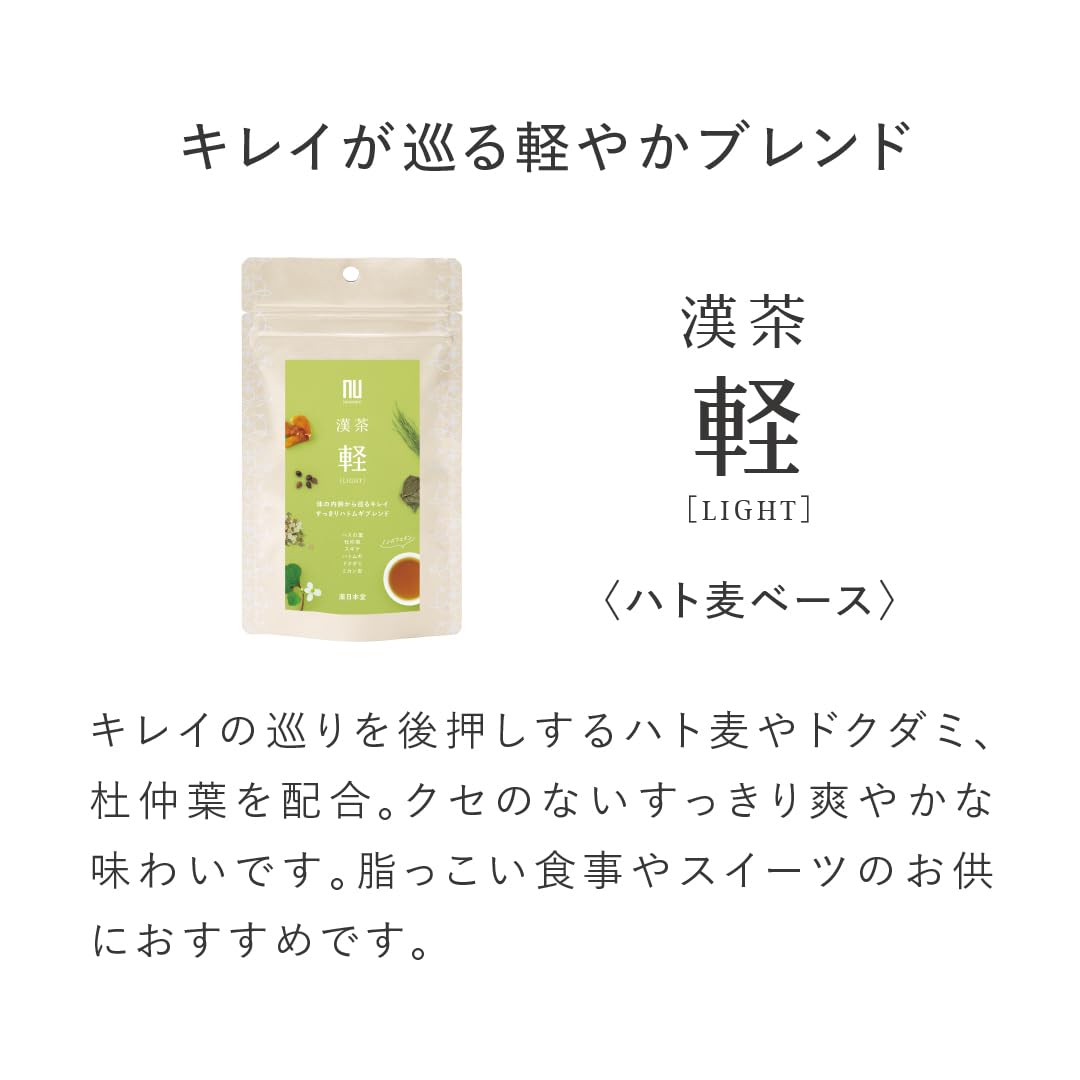 薬日本堂 漢茶 6種アソートセット 36包 (6包入り×6袋) ティーバッグ ノンカフェイン 健康茶