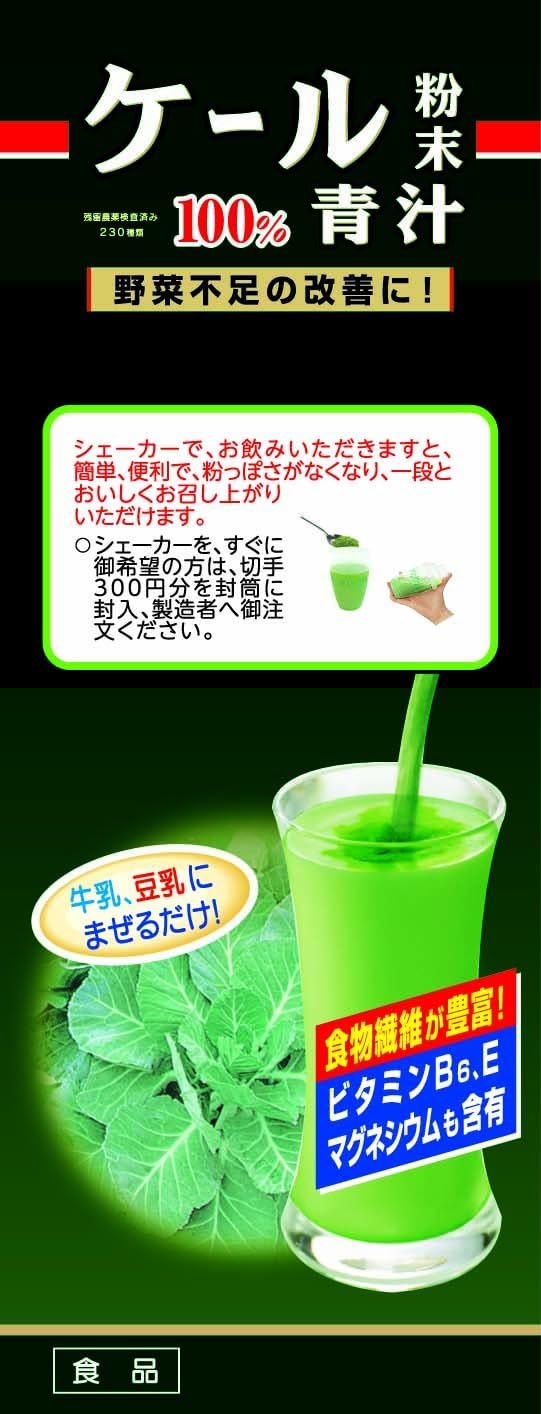 山本漢方製薬 山本漢方 ケール粉末100%青汁 170g 計量タイプ