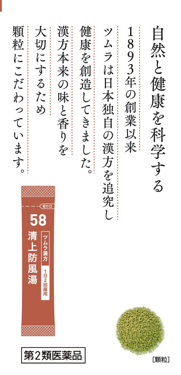 【第2類医薬品】ツムラ漢方清上防風湯エキス顆粒 48包