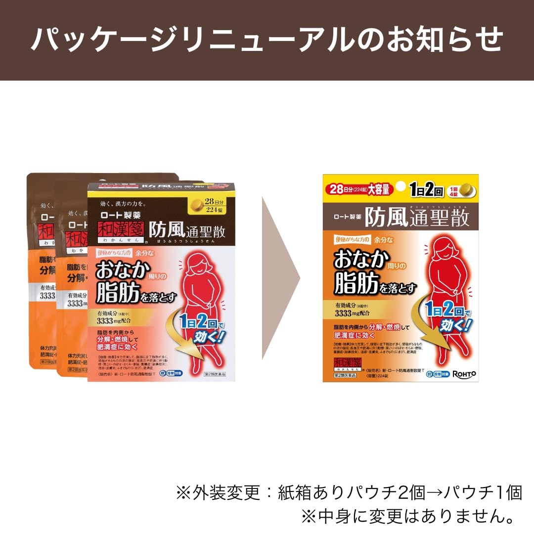 新・ロート防風通聖散錠T 112錠