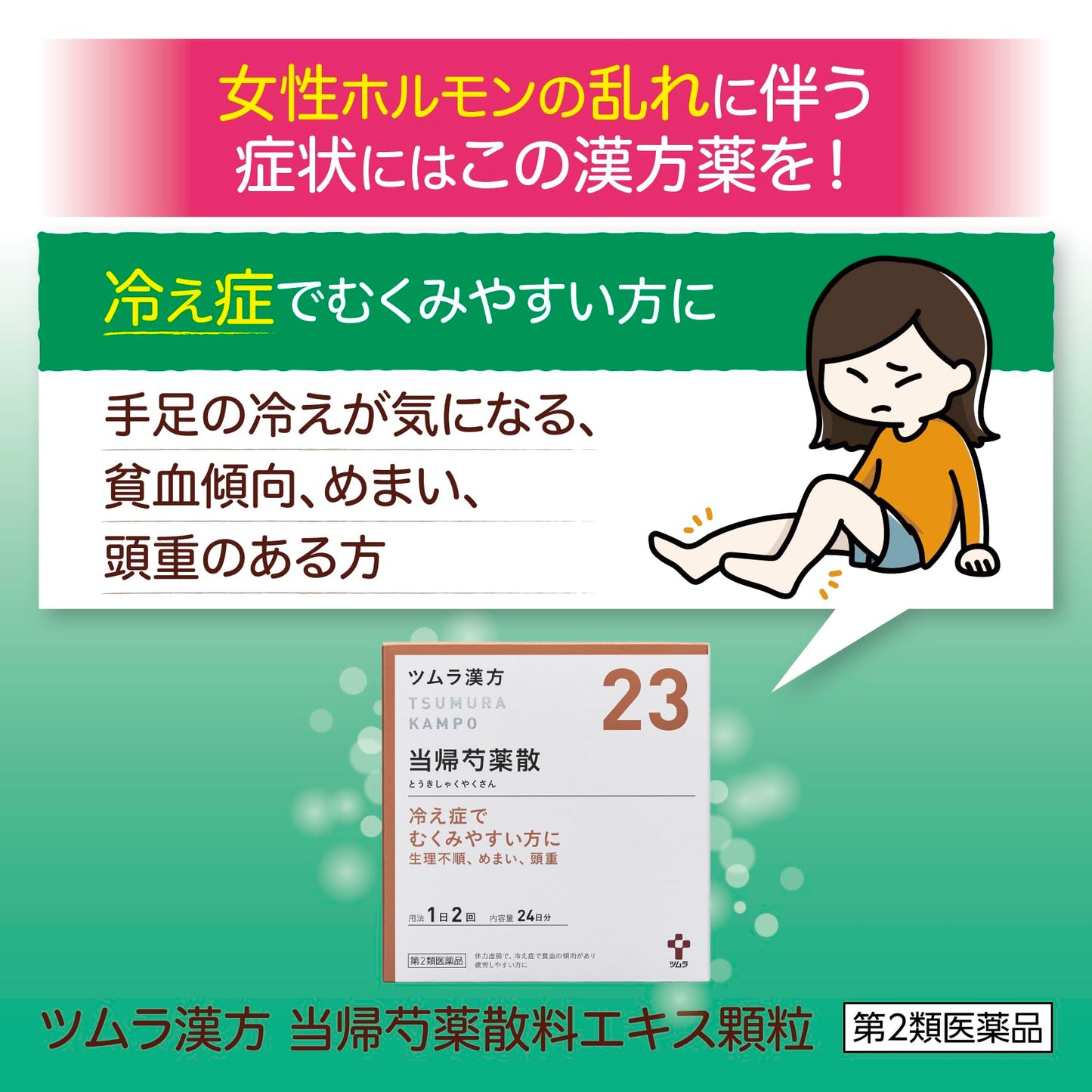 【第2類医薬品】ツムラ漢方当帰芍薬散料エキス顆粒 48包