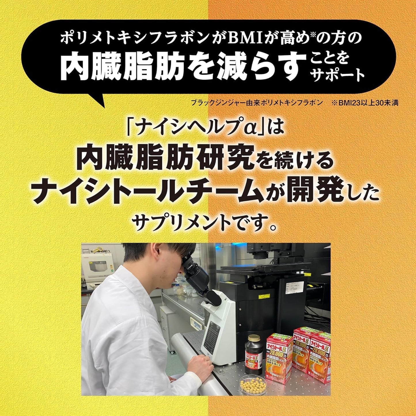 Naishi Help Black Ginger Supplement, Fat Burning [α 90 Tablets (About 30 Day Supply)/For Those Who Are Worried About BMI!