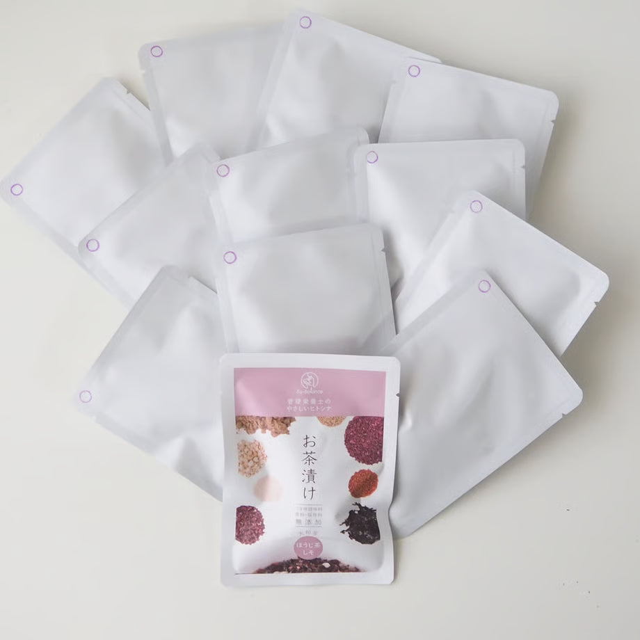 ヘビーユーザー様用!12食入 無添加お茶漬け(ほうじ茶しそ)