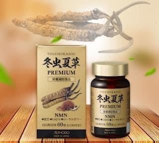 冬虫夏草 PREMIUM 60粒入り (30日分) 栄養補助食品 NMN 霊芝 CoQ10 ローヤルゼリー