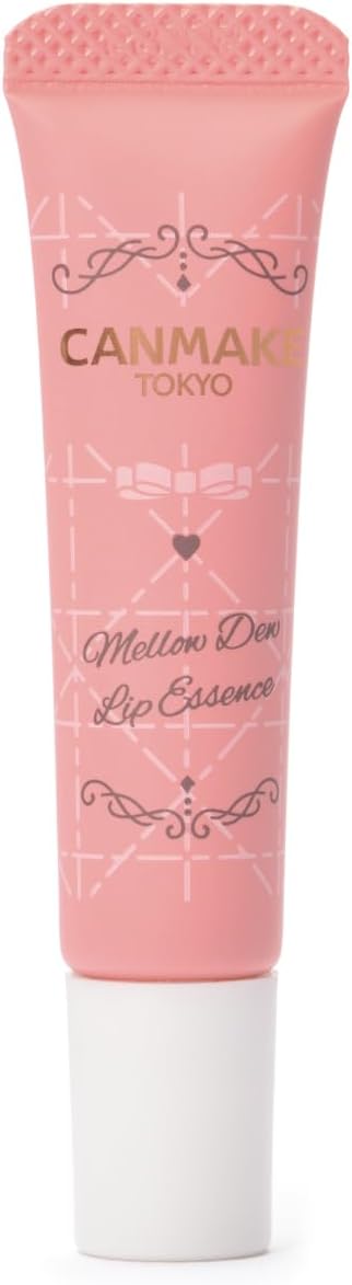 Canmake Melo Dough Lip Essence 02, Pure Red, 0.2 oz (7.0 g), Lip Serum, Moisturizing Care, Beauty Moisturizing Ingredients, Diagonal Cut Tube