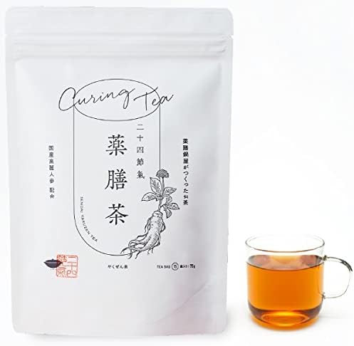 (Developed by Professional Medicinal Services) Medicinal Tea, Healthy Tea, Ginseng Tea, Made in Japan, Blended Tea, Instant Tea, Tea Bag, Cold Brewed, 0.2 oz (5 g) x 15 Packets