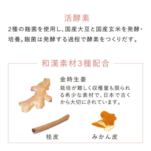 活酵素＆金時生姜 <30日分>