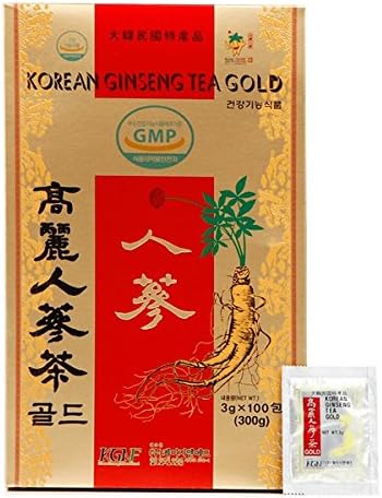 KGNF Gold Ginseng Tea 0.1 oz (3 g) x 100P (Paper Box)