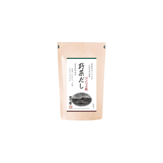 Kuhara Honke Vegetable Kayanosha Soup Stock, 0.3 oz (8 g) x 24 Bags, Consomme Flavor, Dashi Pack, Hakata, Western-style Dashi, Made with Domestic Ingredients, No Chemical Seasonings or Preservatives