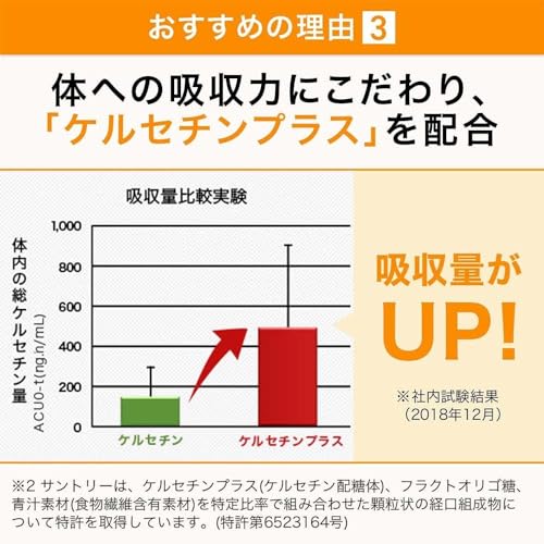 サントリーウエルネス公式 サントリー 極の青汁 (きわみのあおじる) ケルセチンプラス 大麦若葉 明日葉 青汁 粉末 顆粒 30包/約10～30日分