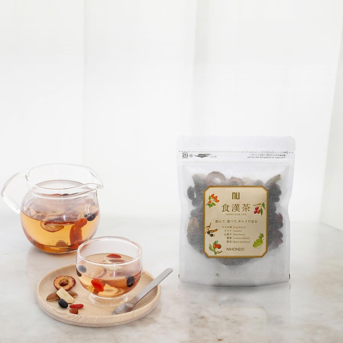 Wakkancha (Japanese Kanekansha Blended Tea, 4.2 oz (120 g), Cereal, Kuko Seeds, Raisins, Can Be Eaten Always, Japanese Kan Materials