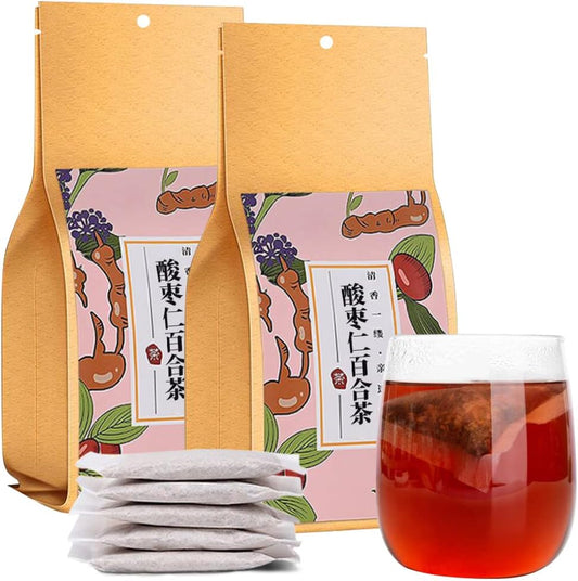 Heixi Acid Lily Tea Acid Gin Green Tea Acid Jin Green Tea Double Bag Set, Total 60 Bags, 10.6 oz (300 g) (0.2 oz (5 g) x 60), Acid Lily Tea