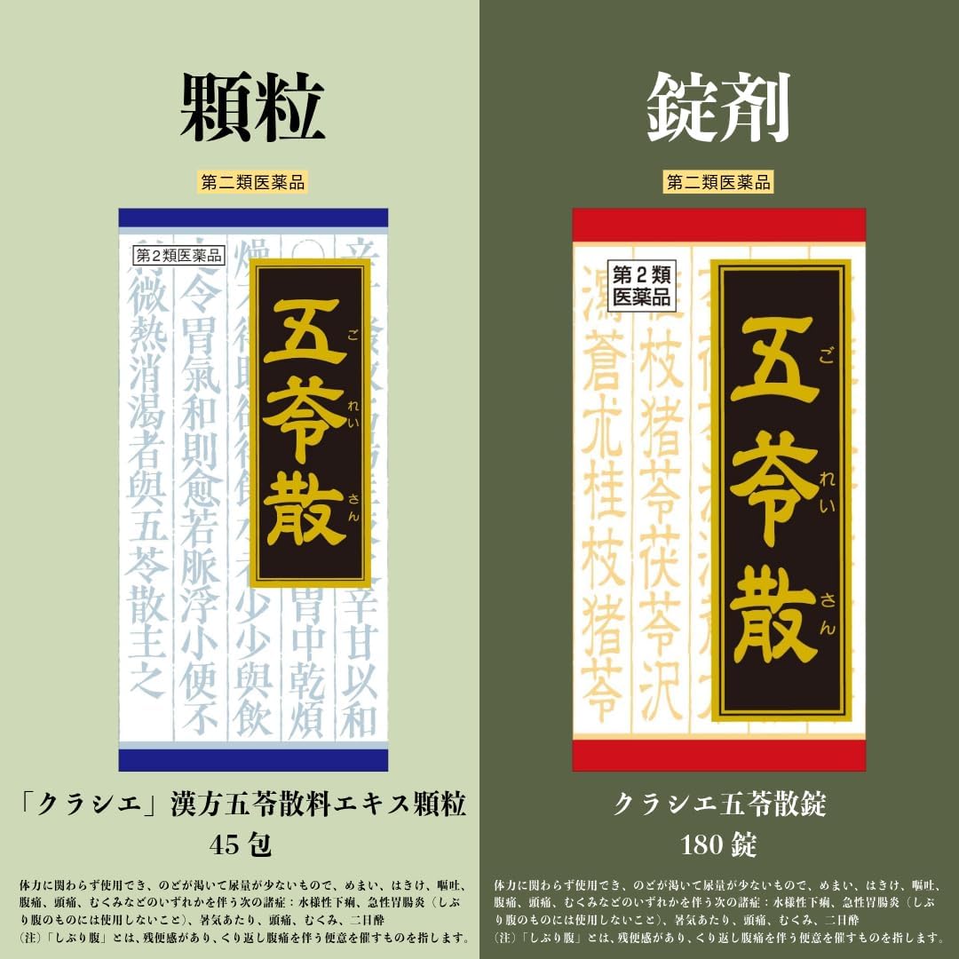「クラシエ」漢方五苓散料エキス顆粒 45包