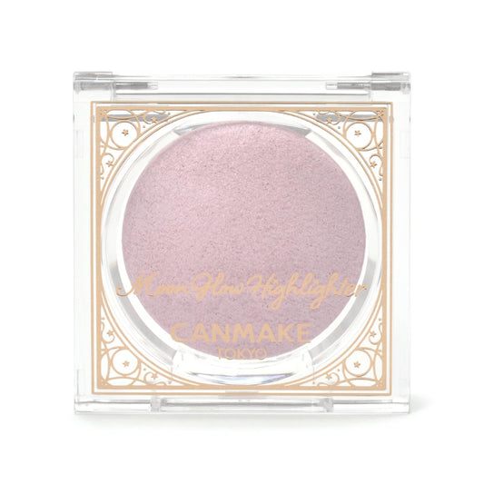 Canmake Moonglow Highlighter 03 Moonglow Lilac 0.1 oz (3.7 g) Highlighter Baked Prescription Elegant Gloss Lilac Pink