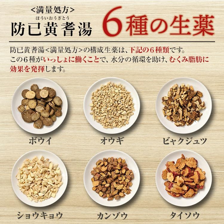 生漢煎 防已黄耆湯顆粒 満量処方 (90包 30日分 ）漢方