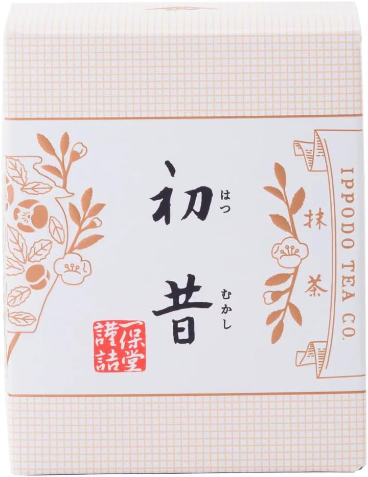 一保堂茶舗 抹茶 初昔（はつむかし）40g箱