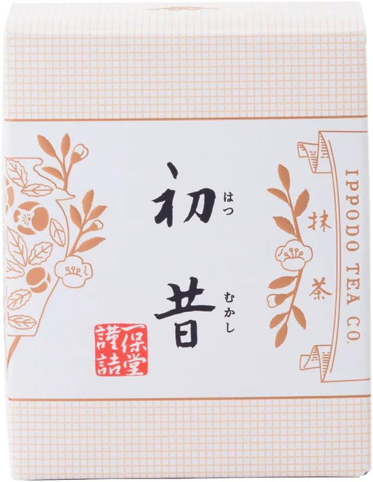 一保堂茶舗 抹茶 初昔（はつむかし）40g箱