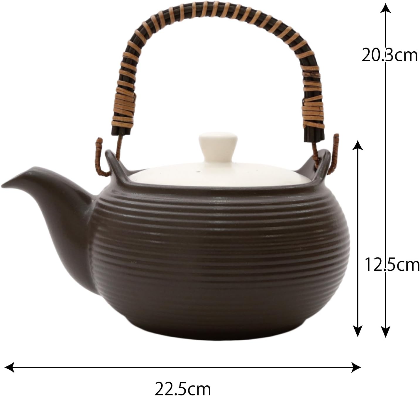 直火 1.2L セラミック ケトル ブラック サーマテック 薬日本堂オリジナル 【 電子レンジ ガスコンロ ハロゲンヒーター 】対応