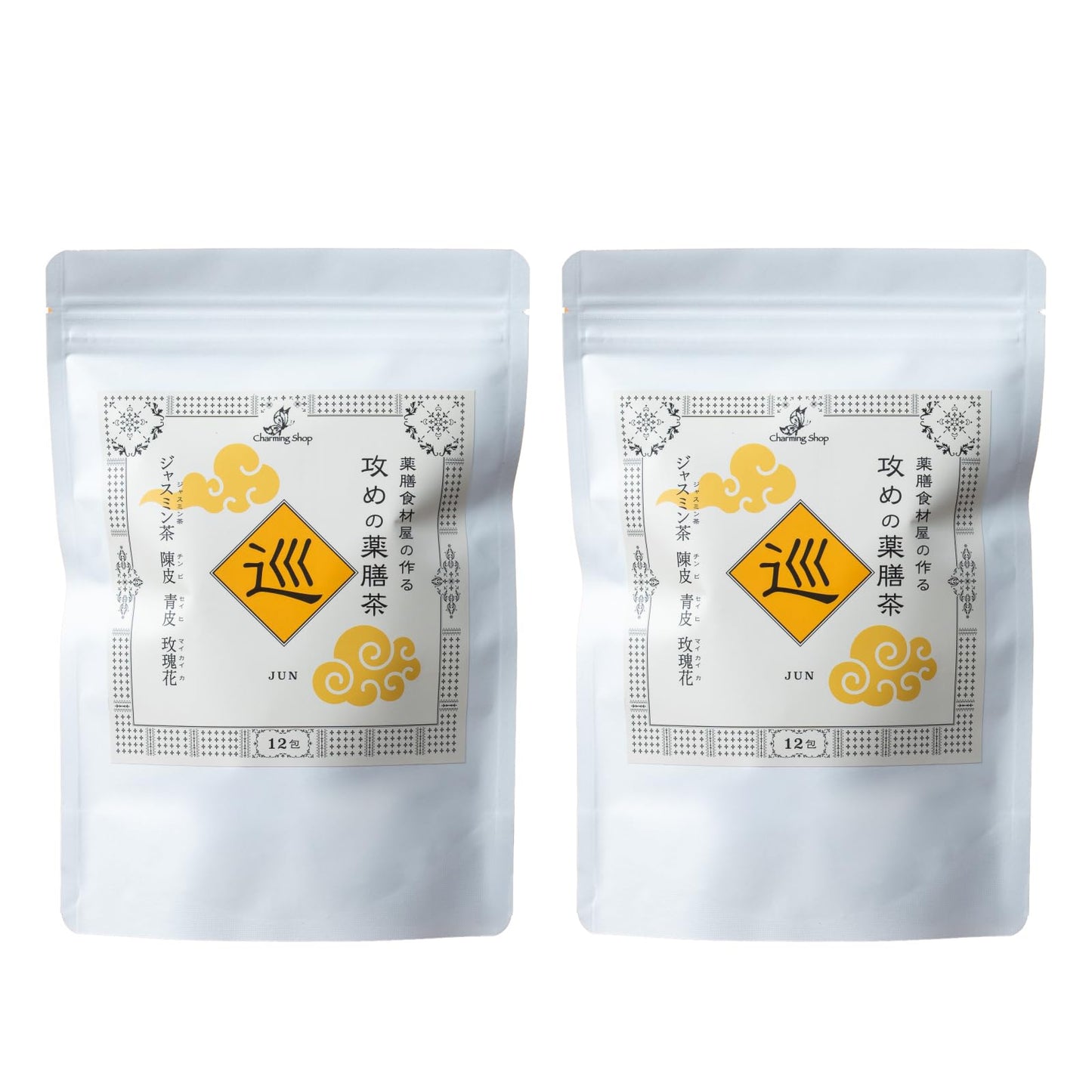 Charming Shop "Aggressive Medicine Tea" "Kampo Tea Health Tea Bag Blend, Supervised by Medicinal Medician and International Doctors, Irritating Moyamoya, Internal Traffic Jam