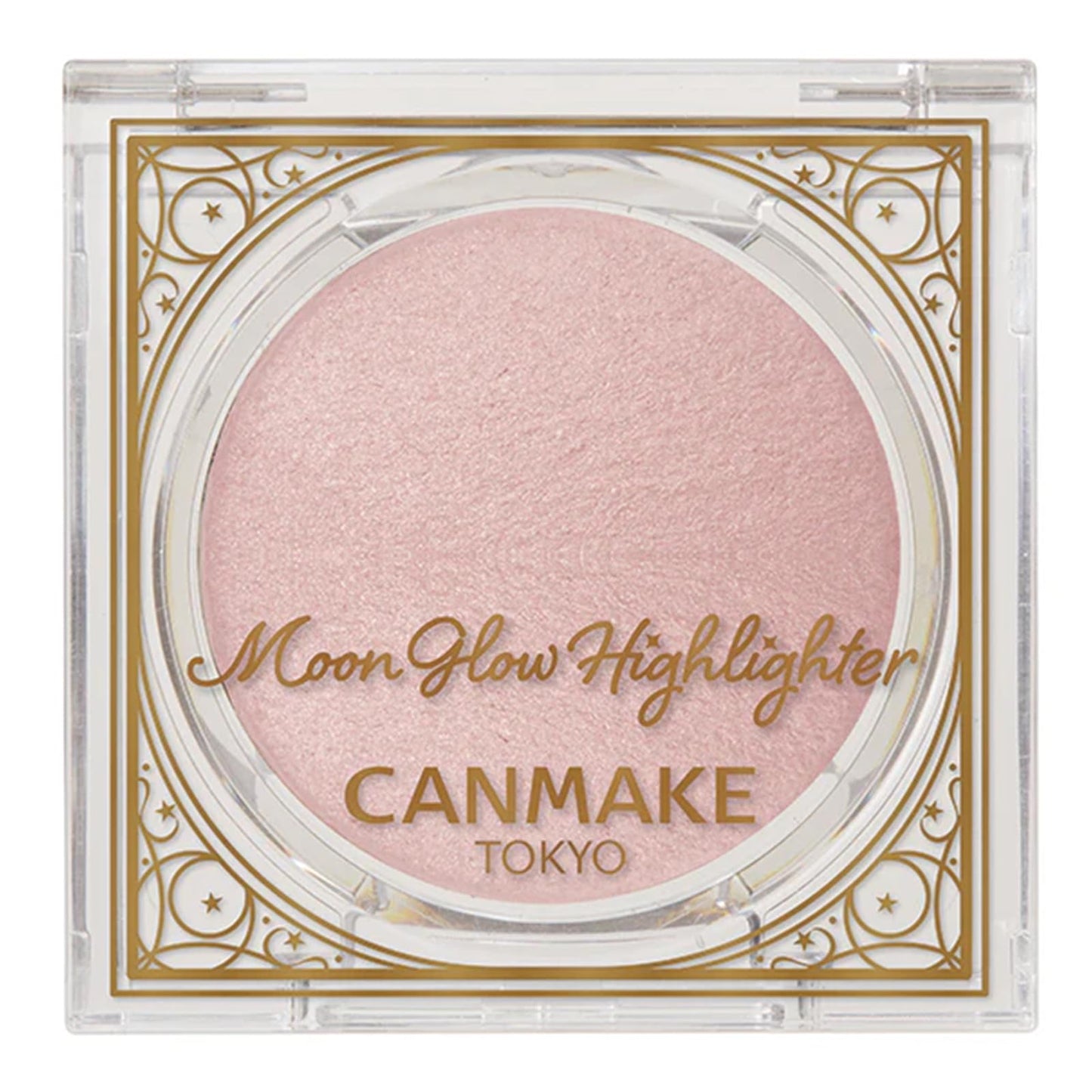 Canmake Moonglow Highlighter 03 Moonglow Lilac 0.1 oz (3.7 g) Highlighter Baked Prescription Elegant Gloss Lilac Pink