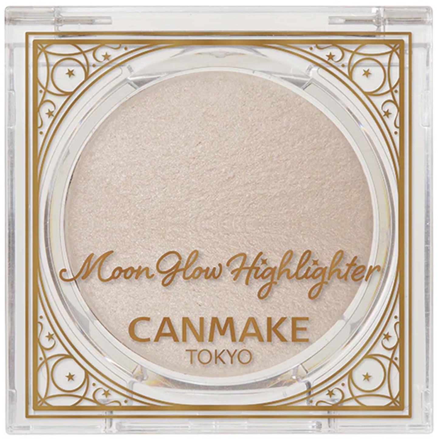 Canmake Moonglow Highlighter 03 Moonglow Lilac 0.1 oz (3.7 g) Highlighter Baked Prescription Elegant Gloss Lilac Pink