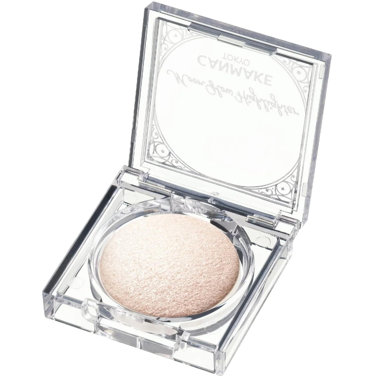 Canmake Moonglow Highlighter 03 Moonglow Lilac 0.1 oz (3.7 g) Highlighter Baked Prescription Elegant Gloss Lilac Pink