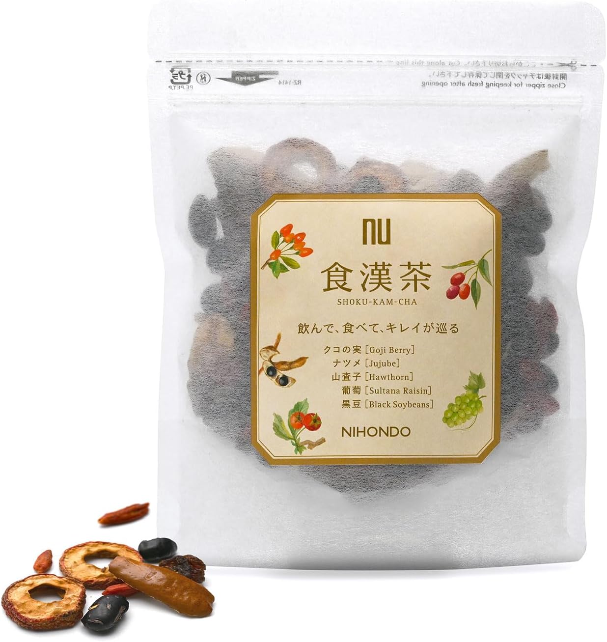 Wakkancha (Japanese Kanekansha Blended Tea, 4.2 oz (120 g), Cereal, Kuko Seeds, Raisins, Can Be Eaten Always, Japanese Kan Materials