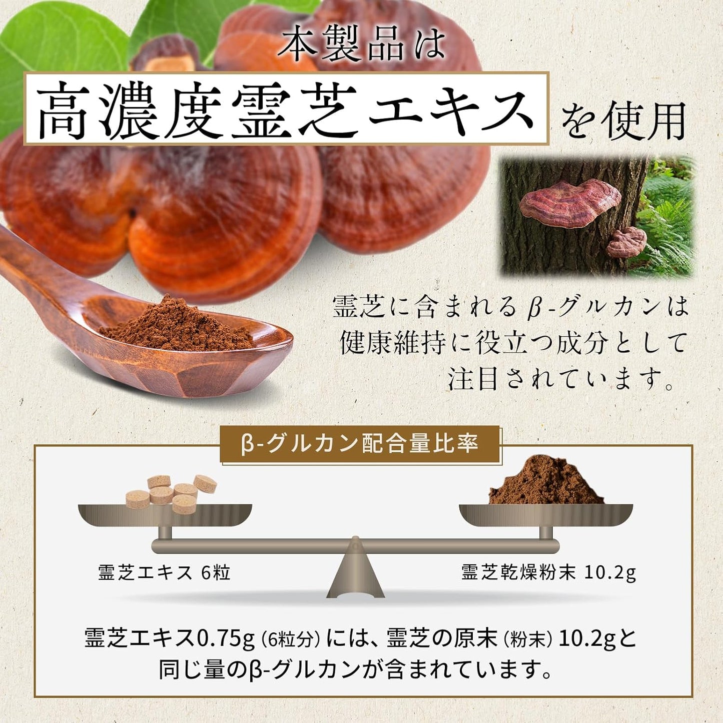 (Supervised by a Pharmaceutical Company) Nonaka Osai Reishi Extract Granules Reishi Supplement, 30 Day Supply, 180 Tablets, Salno Growth