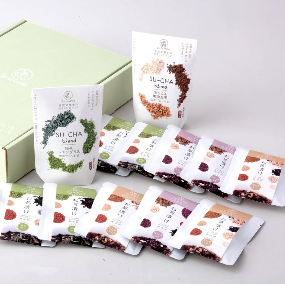 お茶漬け10食 & 緑茶レモングラス & ほうじ茶黒糖生姜Bセット